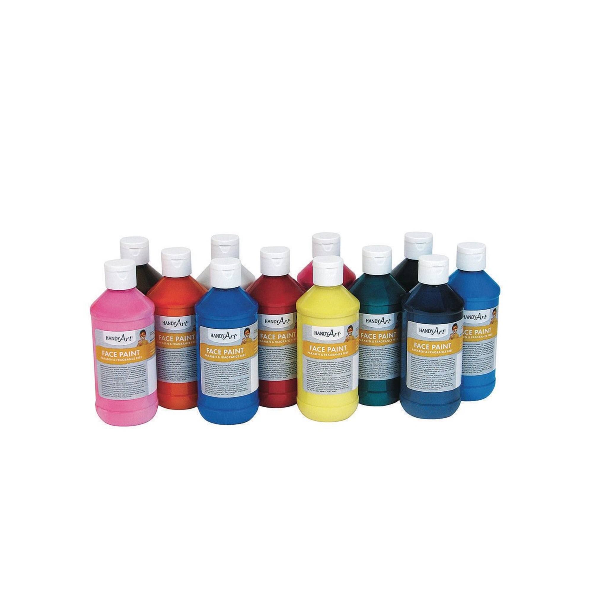 Handy Art® 8oz. Assorted Face Paint, 12ct.